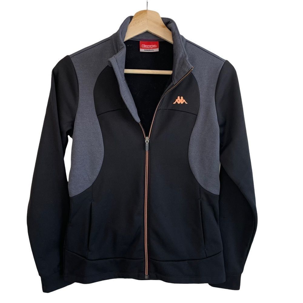 Kappa Full Zip Black Track Jacket